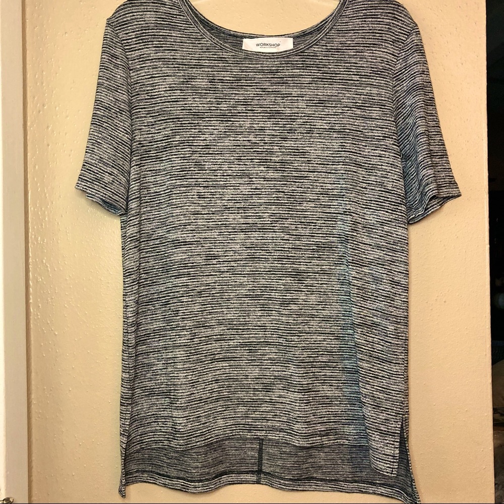 Workshop Black and White Tee